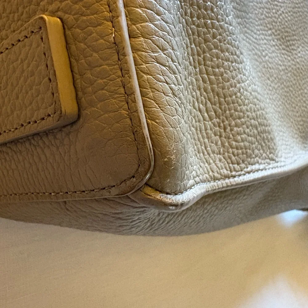 All Saints Gray Pebbled Gray Crossbody Bucket bag with Coin Purse and Dust Bag